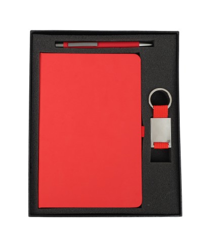 Gift Box with Foam for Pen, A5 Notebook & Keychain